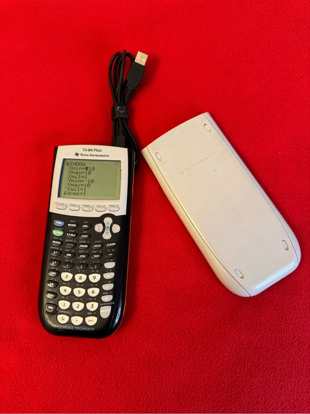 Texas Instruments TI-84 Plus Edition Graphing Calculator with USB Cable